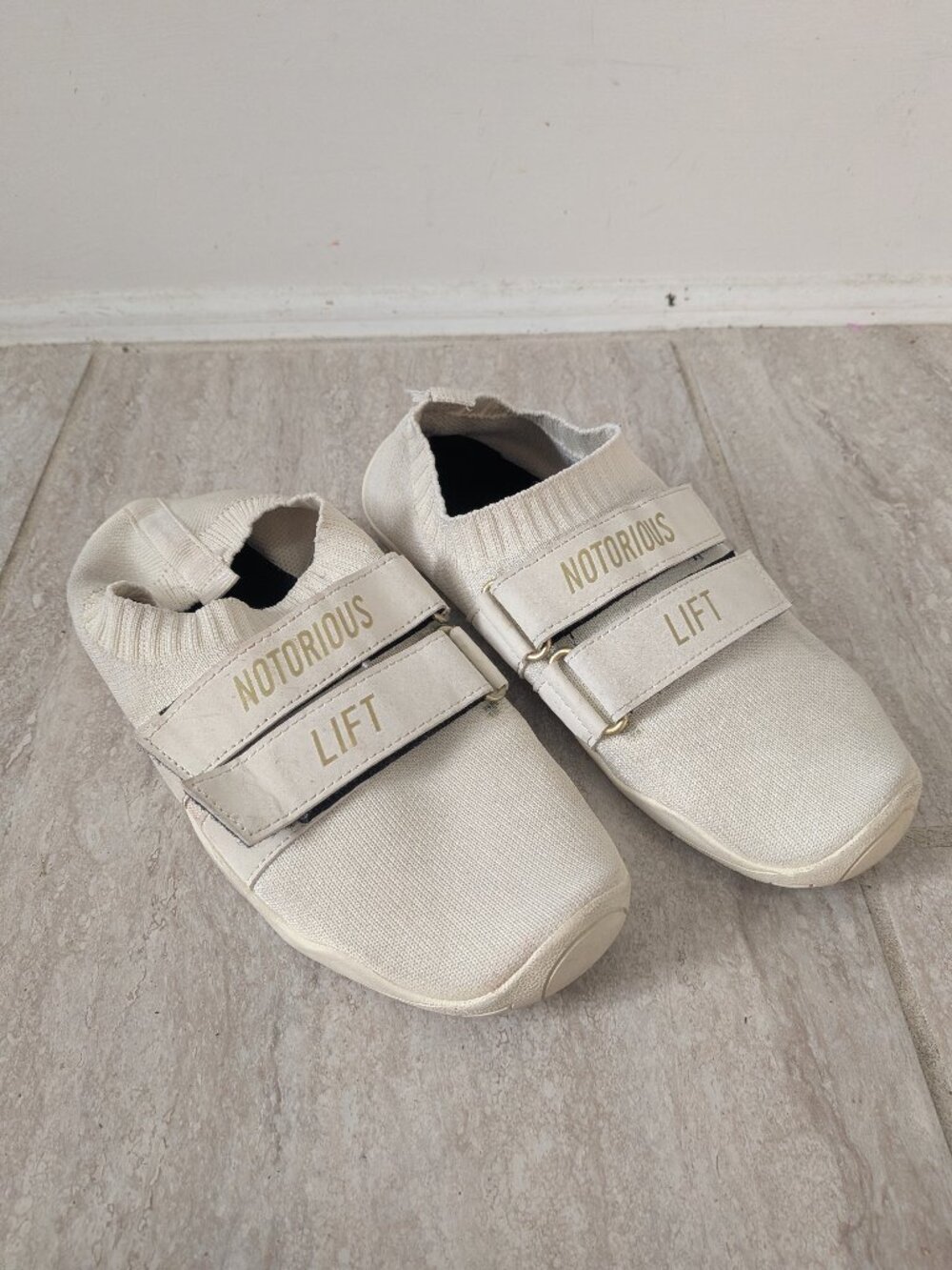 Notorious Lift Shoes Sumo Deadlift white Size 39 (24.6cm) Men 7 Women 7.5